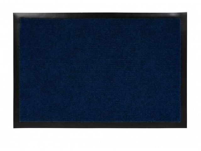 Коврик влаговпитывающий ребристый TRIP 40х60 см синий 24319